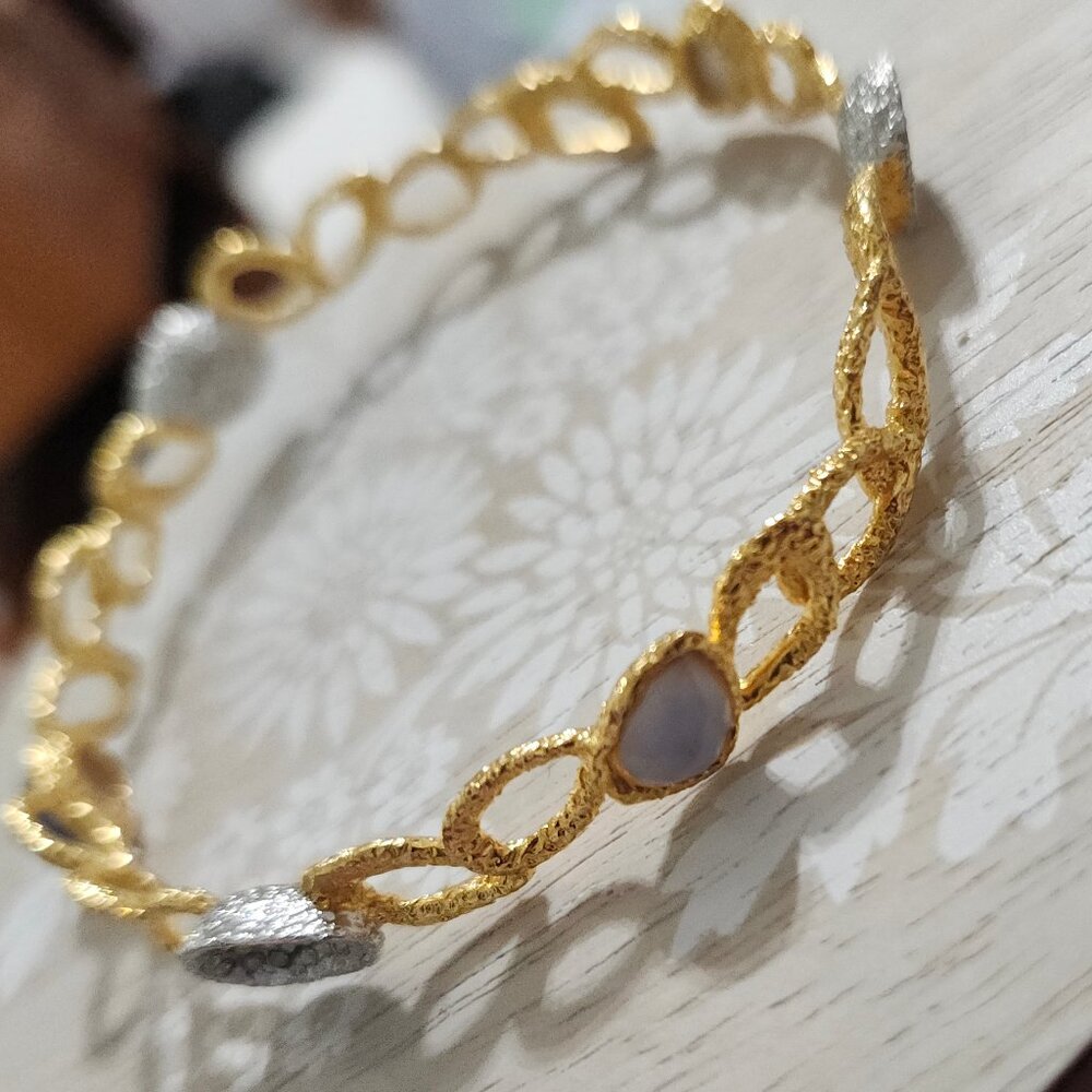 Alexis Bittar Elements Mauritis Gemstone Bangle Bracelet